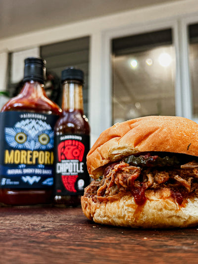 Slow Cooked Chipotle Glazed Pulled Pork Sandwich