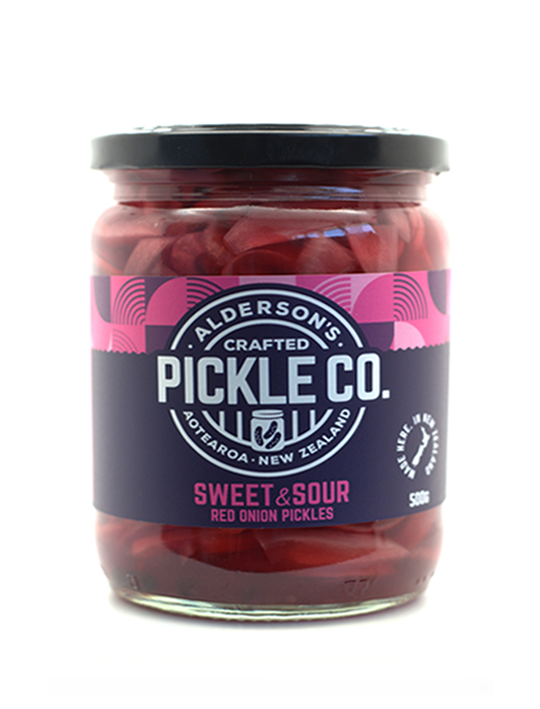 Sweet and Sour Red Pickle Onion